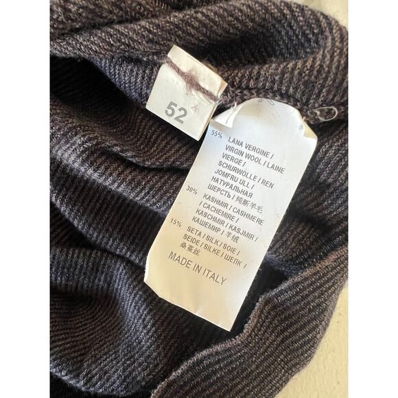 FIORONI CASHMERE MENS 1/4 ZIP SWEATER EURO SIZE 52 - Picture 5 of 6